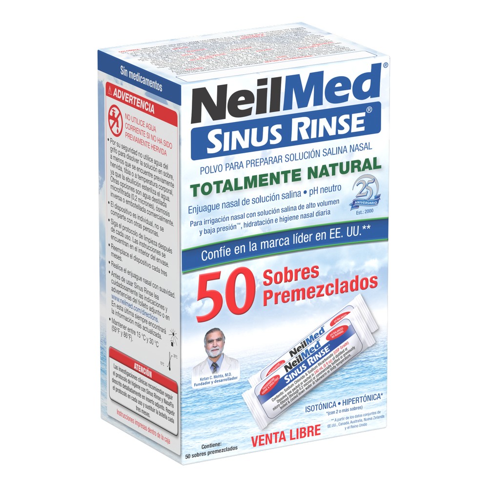 Sinus Rinse 50 Sobres - NeilMed Colombia Web Store